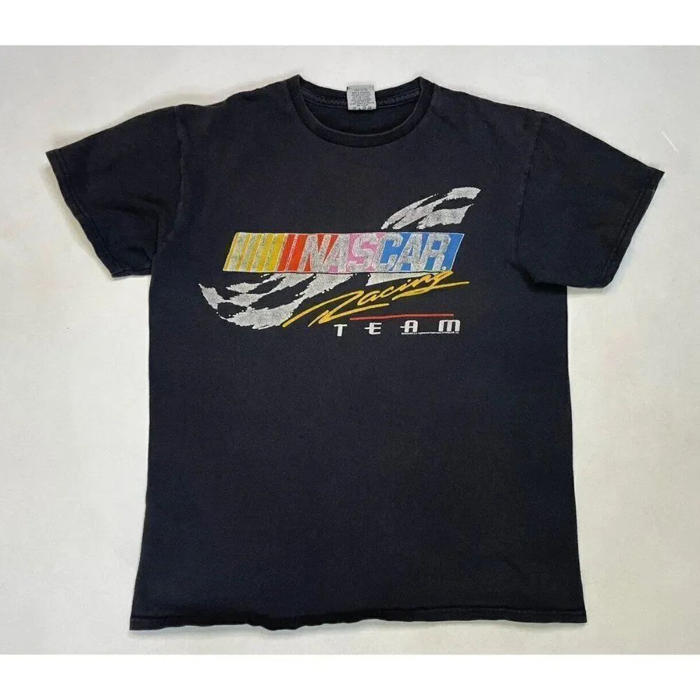 Junk Food Nascar Racing Team Graphic T-shirt Women Small Black